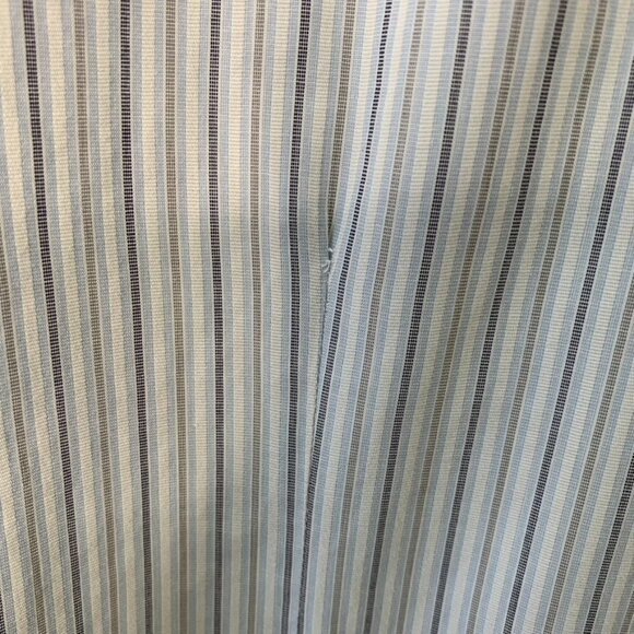 John Varvatos Men's Blue White Striped Long Sleeve Button Down Shirt Size 16 1/2 - Picture 9 of 16